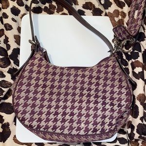 Vintage! Nine West houndstooth print bag.